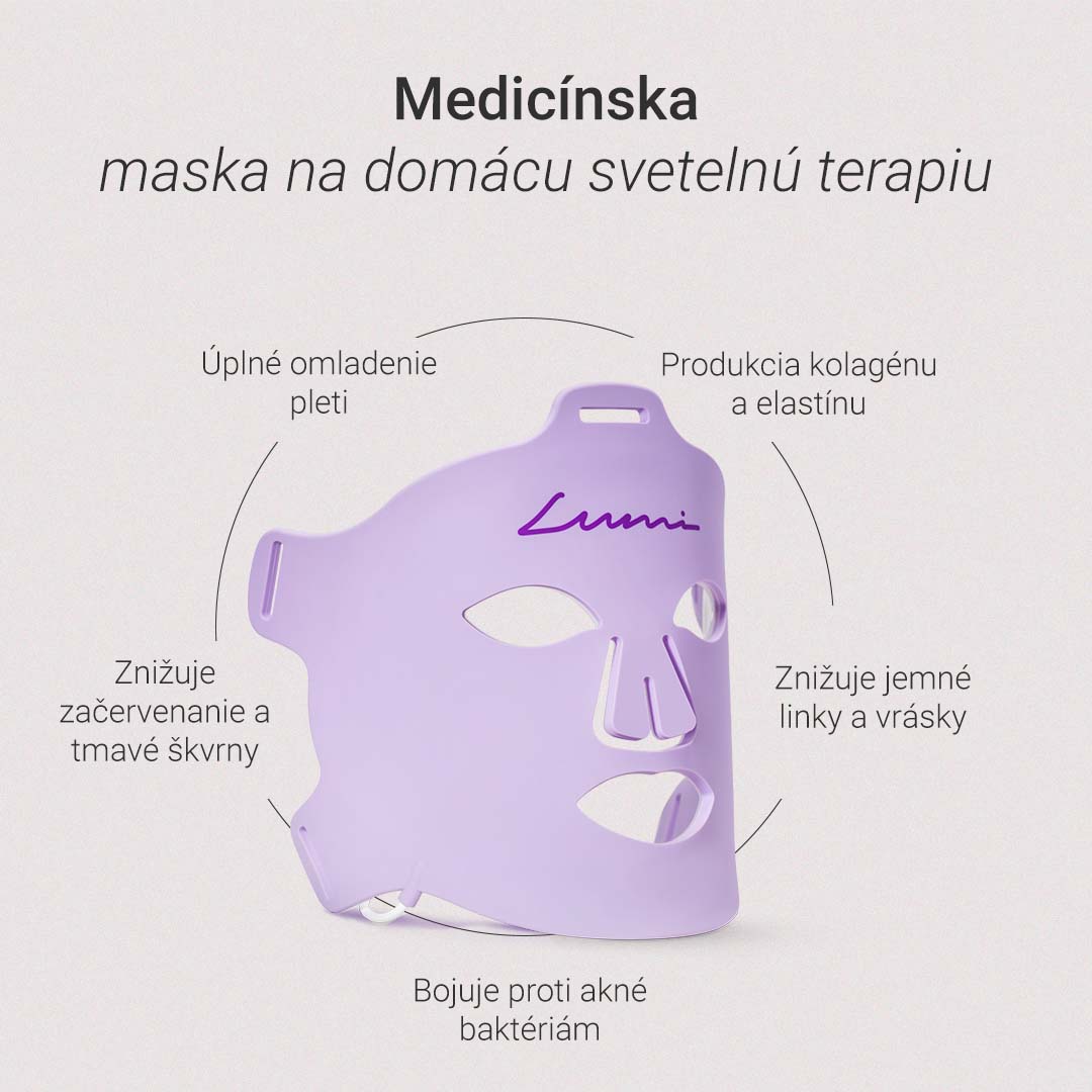 Svetelná terapeutická maska Lumi