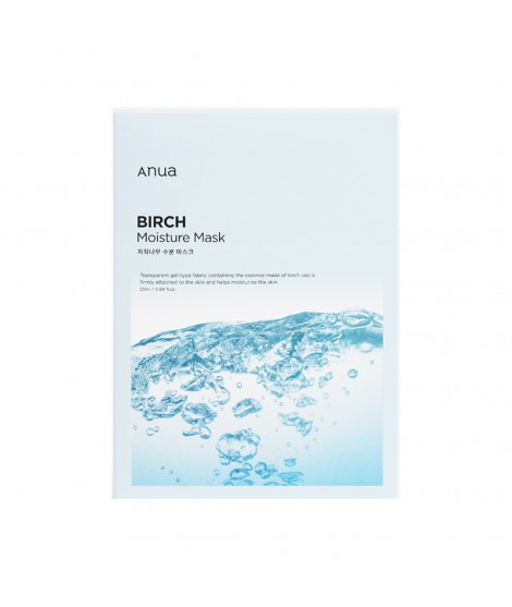 ANUA Birch Moisture Mask - Plátková maska - pletovecentrum.sk